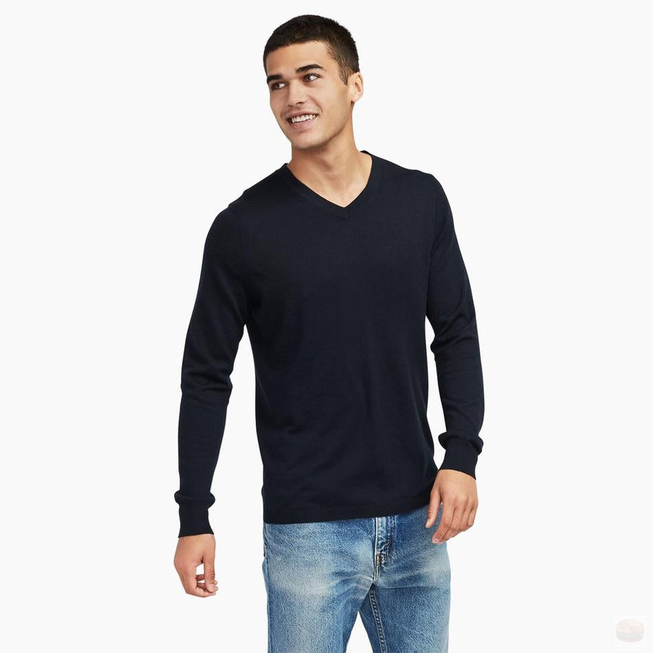 Ultra Fine Cashmere Long Sleeve V-Neck