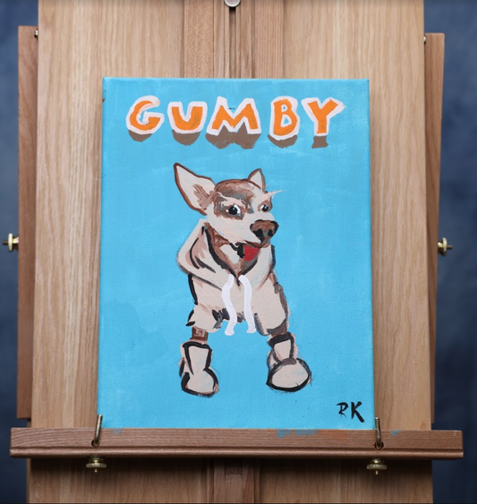 Gumby Painting by Rocky Kanaka