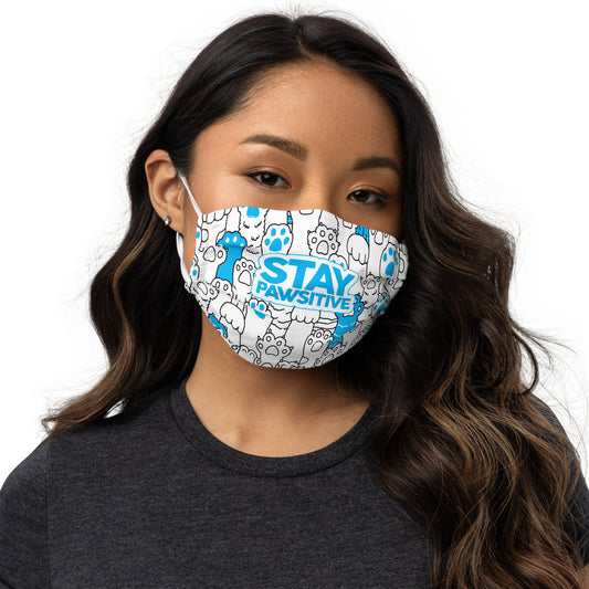 Stay Pawsitive Face Mask by Rocky Kanaka