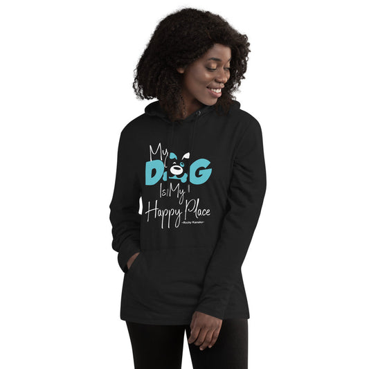 Happy Place: Unisex Lightweight Hoodie