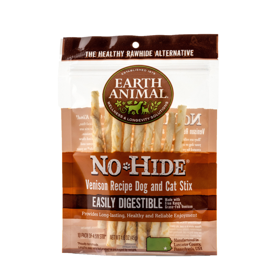 no hide venison dog and cat stix
