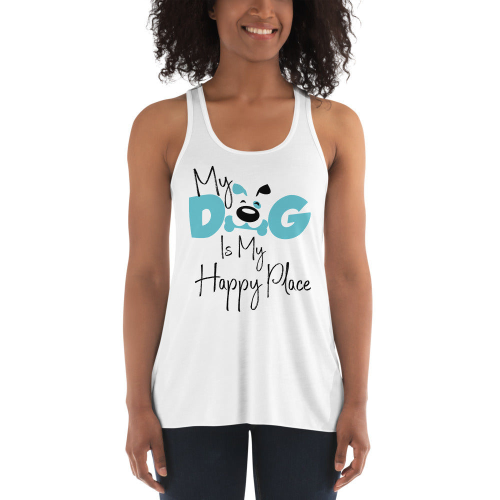 Happy Place: Women's Flowy Racerback Tank